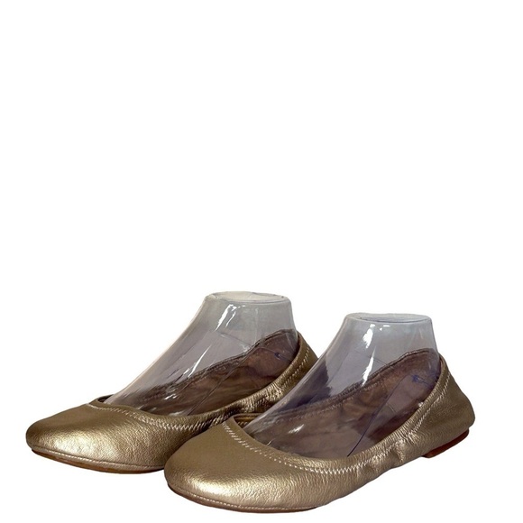 Lucky Brand Emmie Women’s Gold Ballet Flats Size-8.5/39 EUC - Picture 4 of 7